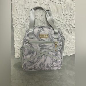Fit + Fresh Carlie Athleisure Lunch Bag in gray marble